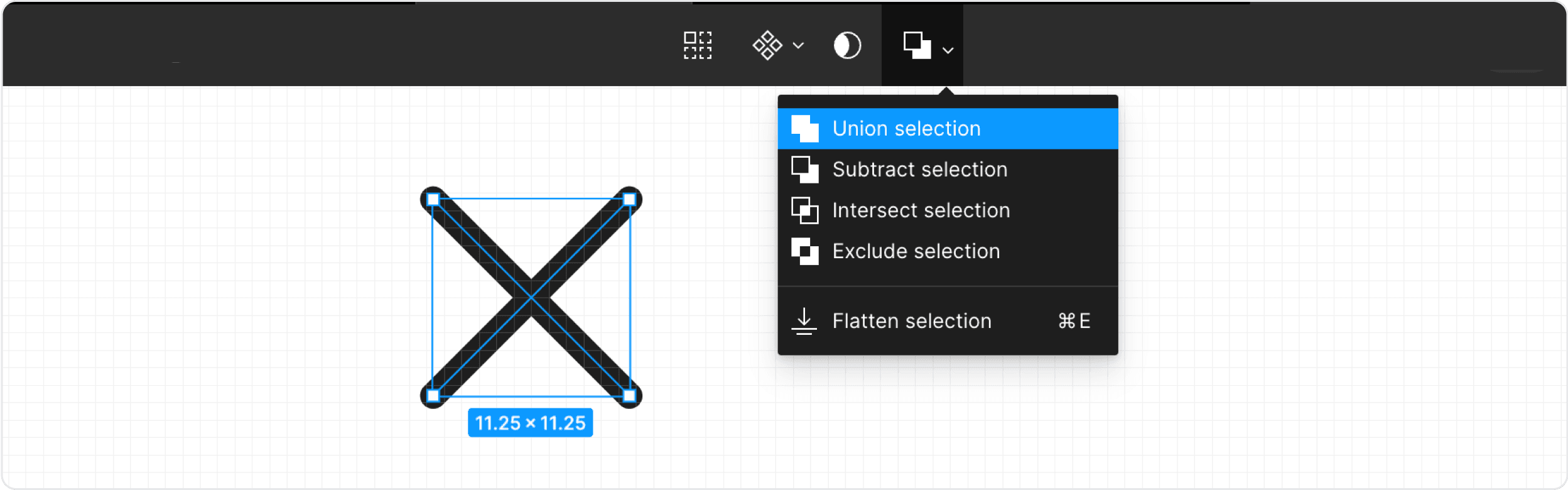 Icon shape